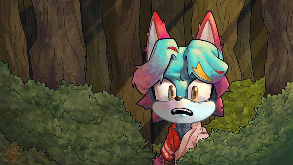 Kallex the fox (OC) illustration | 01/20/2024