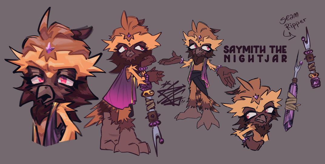 saymith the nightjar (OC) | 08/09/2024