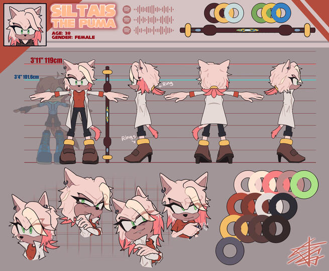 Siltais the puma (OC) ref sheet | 03/18/2024